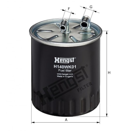 Hengst Fuel Filter, H140Wk01 H140WK01